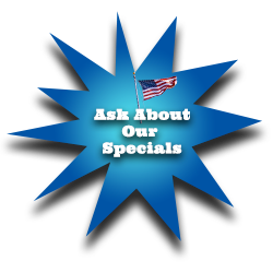 Ask about our Specials