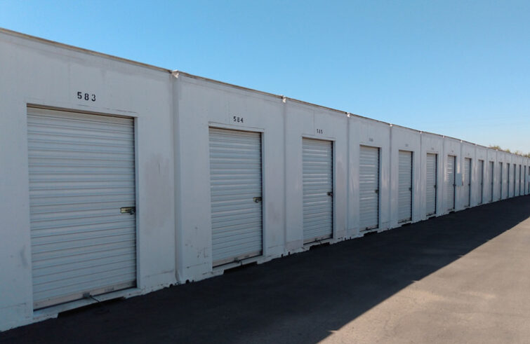 Photo of the exterior of the storage facility 